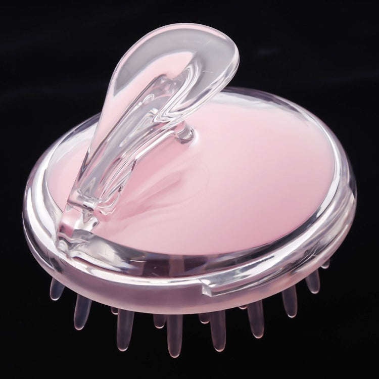 5pcs Household Head Hand-held Silicone PVC Massage Brush(Red)