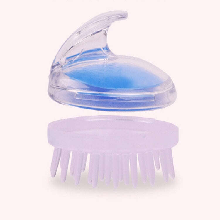 5pcs Household Head Hand-held Silicone PVC Massage Brush(Red)