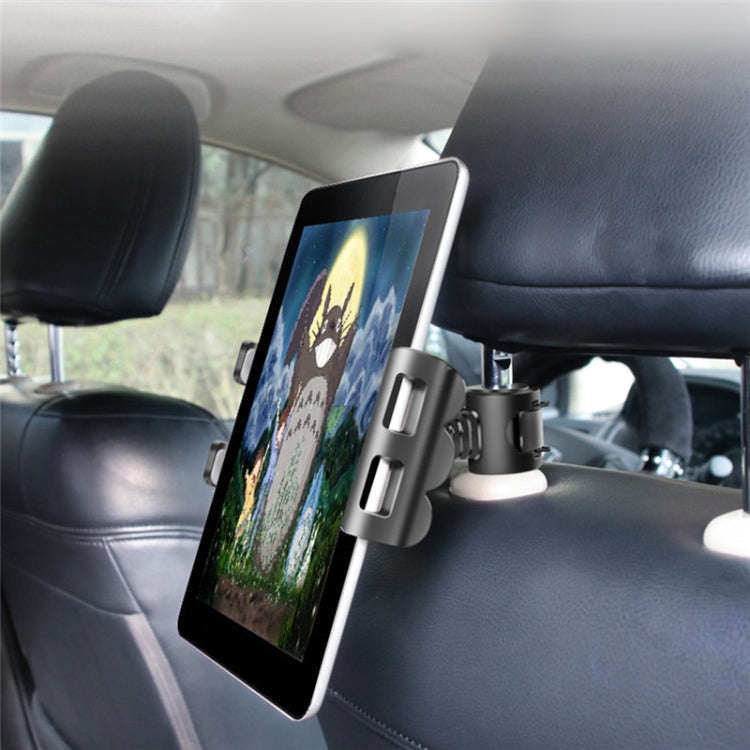 Universal Adjustable Car Tablet Stand Holder Car Seat Back Bracket For 4-11 Inch Tablet(Blue)