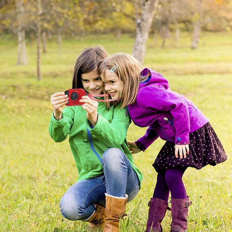 Puzzle Children Exercise Digital Camera with Built-in Memory, 120 Degree Wide Angle Lens(Red)