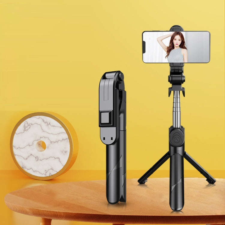 XT02P Mini Bluetooth Live Tripod Selfie Stick(Black)
