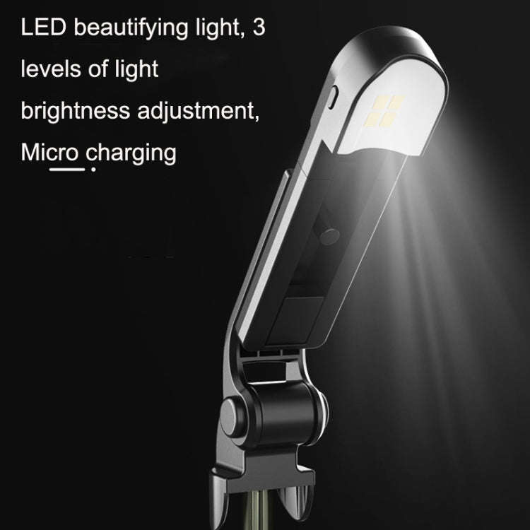 XT02SP Mini Bluetooth Live Tripod Selfie Stick(White)