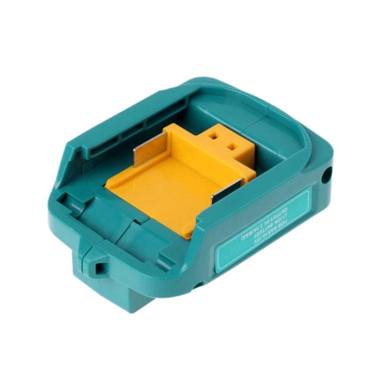 Battery USB Adapter Charging Converter for  MAKITA ADP05 18V 14.4V Lithium Battery(Black)