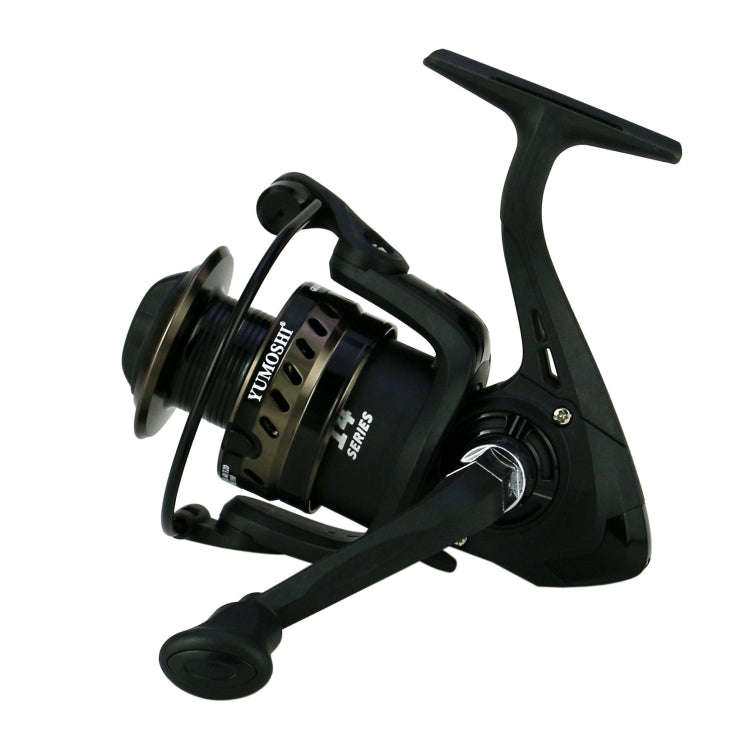 YUMOSHI LS7000 Metal Head Fishing Reel Sea Rod Spinning Reel(Folding Swing Arm+Hard Rubber Grip)
