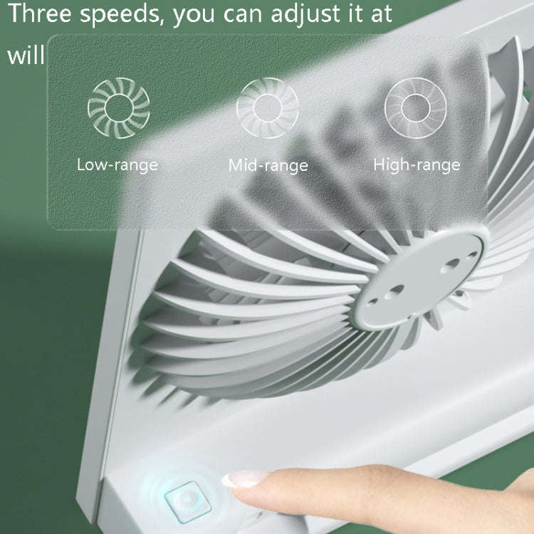 USB Type Square Fan Mini Desktop Air Cooler(Small Square Fan)