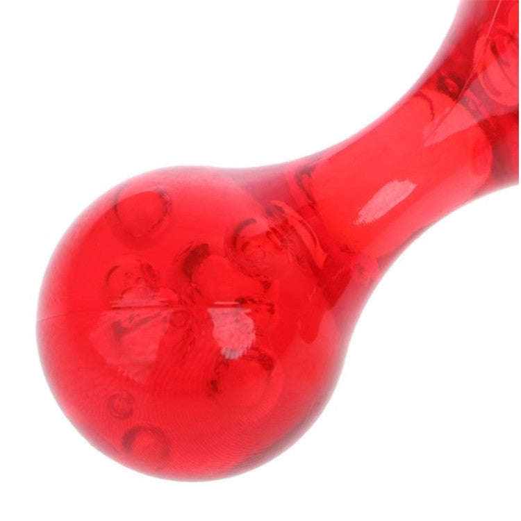 Frog Type Massager Manual Balance Four Ball Massager Waist Massage Ball, Color:Four-ball Blue