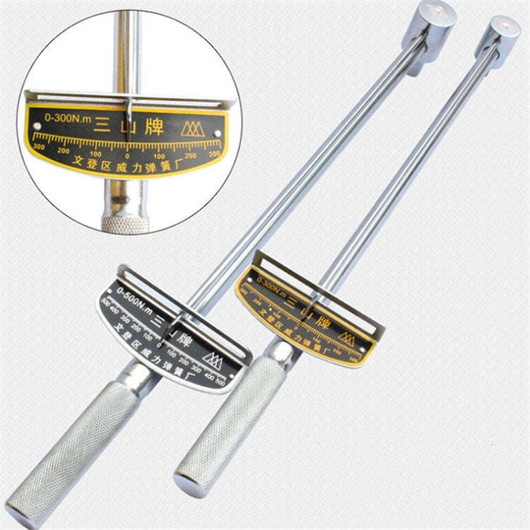 SANSHAN Pointer Torque Socket Wrench Torque Wrench, Specification:0-300N.m