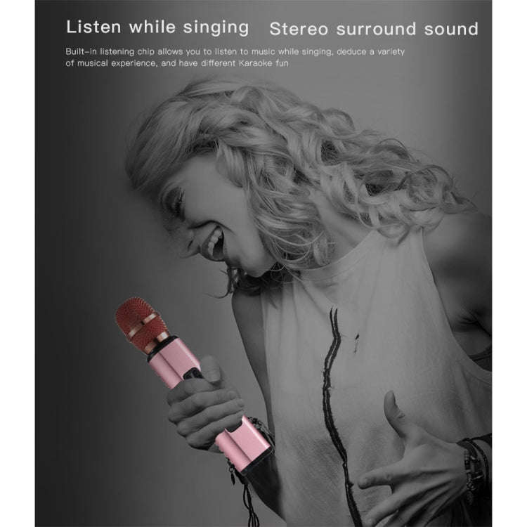 K6 Portable Inner Magnetic Dual Speaker Bluetooth Phone Computer Microphone(Gold)