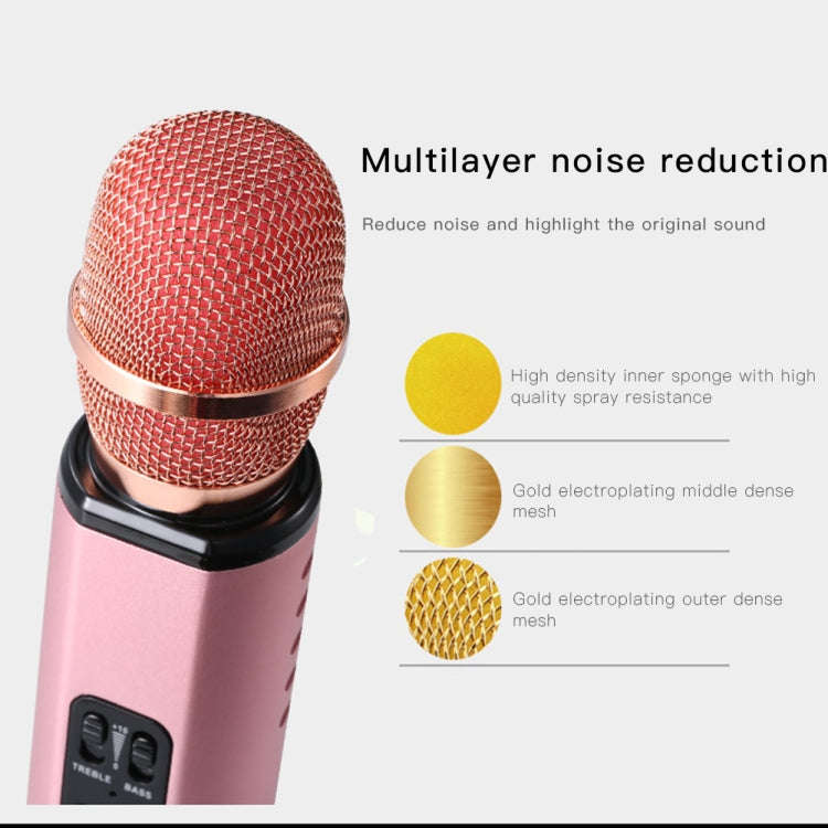 K6 Portable Inner Magnetic Dual Speaker Bluetooth Phone Computer Microphone(Gray)