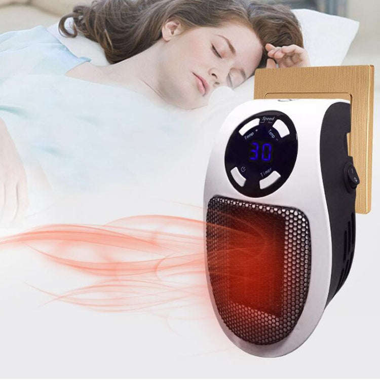 Mini Heater Home Desktop Office Multifunctional Heater, Style:Without Remote Control, Plug Type:E...