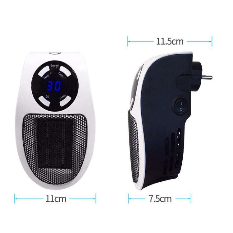 Mini Heater Home Desktop Office Multifunctional Heater, Style:Without Remote Control, Plug Type:E...
