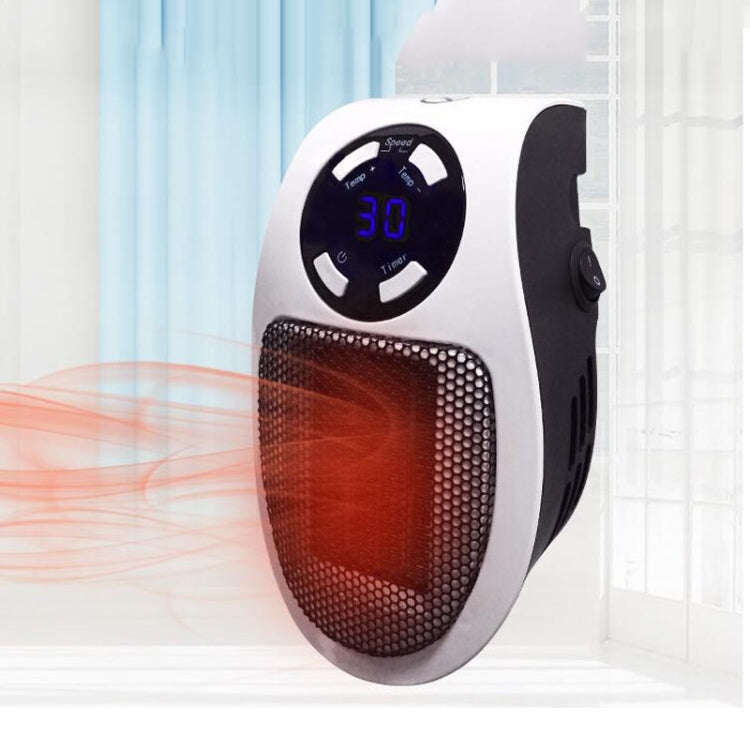 Mini Heater Home Desktop Office Multifunctional Heater, Style:Without Remote Control, Plug Type:E...