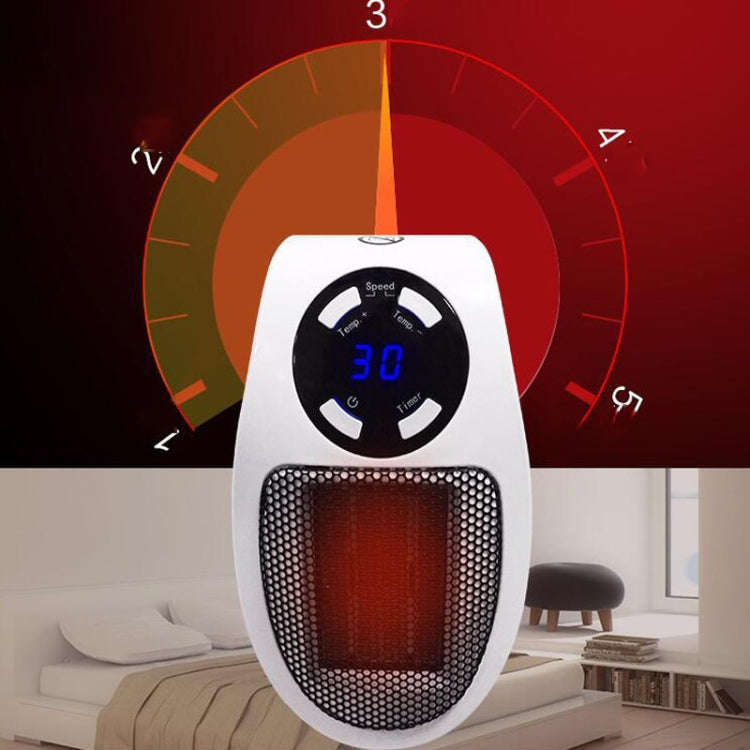 Mini Heater Home Desktop Office Multifunctional Heater, Style:Without Remote Control, Plug Type:E...