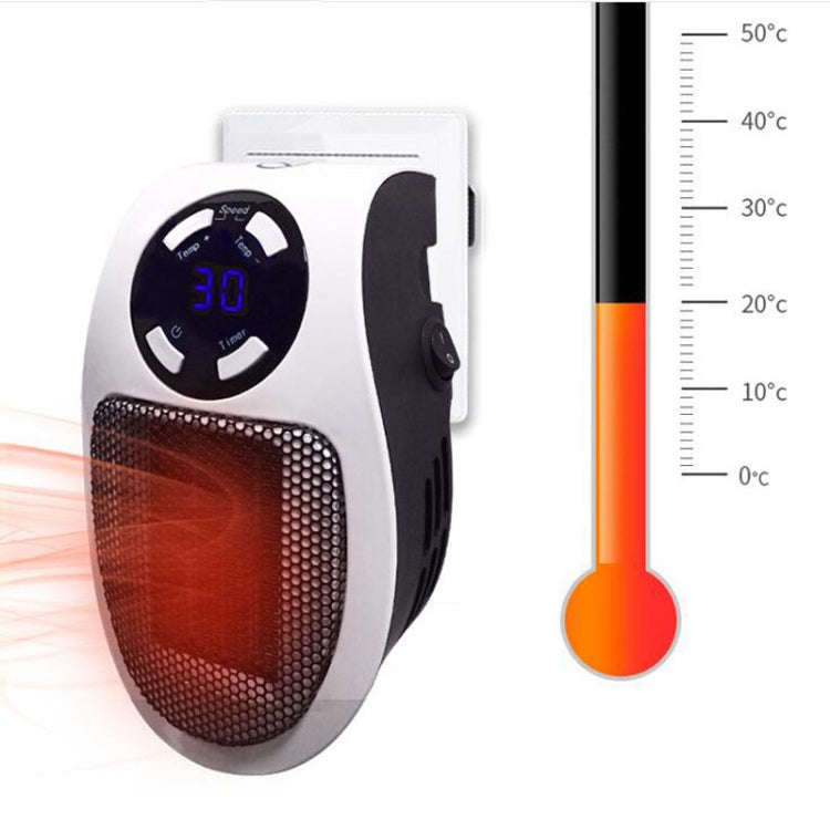Mini Heater Home Desktop Office Multifunctional Heater, Style:Without Remote Control, Plug Type:E...