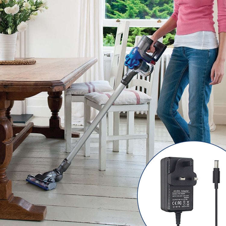 Charging Adapter Charger Power Adapter Suitable for Dyson Vacuum Cleaner, Plug Standard:UK Plug