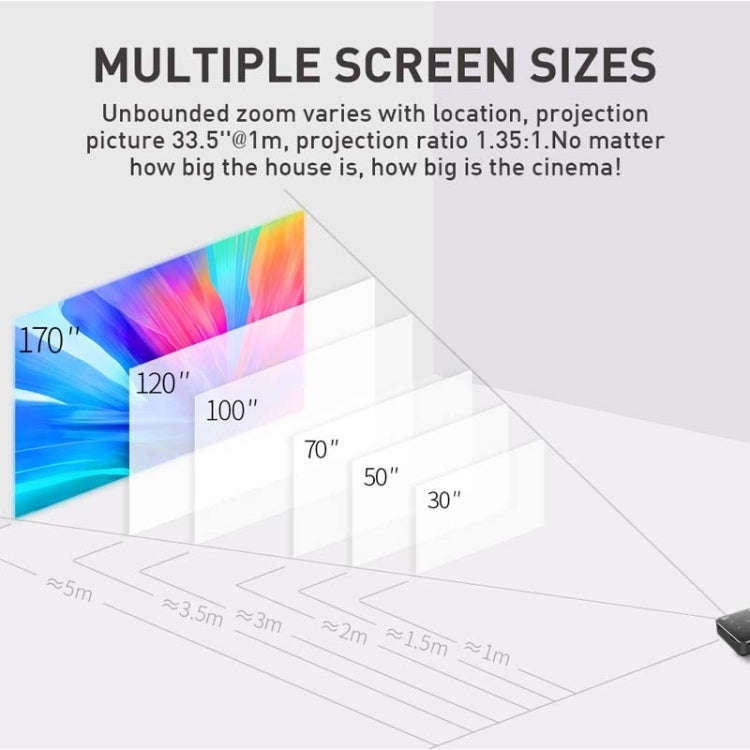 P11 4K HD DLP Mini 3D Projector 4G + 32G Smart Micro Convenient Projector, Style:EU Plug(Black)