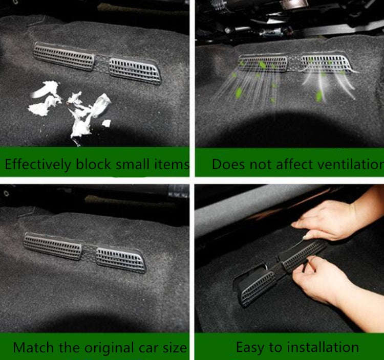2 PCS Car Air Exhaust Cover Seat  Air Outlet Protection Cover for Skoda, Style:Upgraded pair