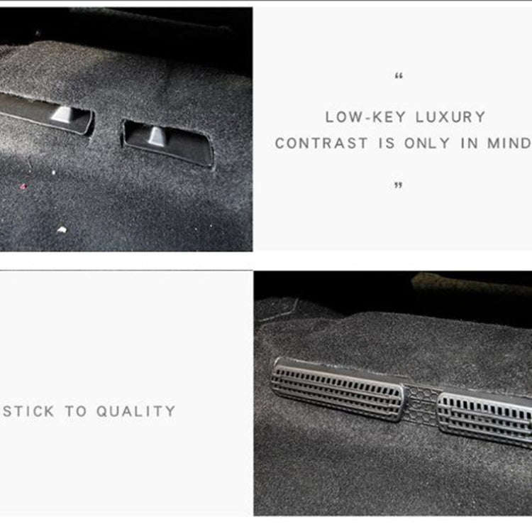 2 PCS Car Air Exhaust Cover Seat  Air Outlet Protection Cover for Skoda, Style:Upgraded pair