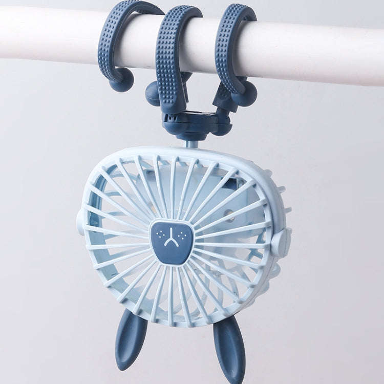 Mini Octopus Night Light Fan Children Cute Baby Carriage Portable USB Charging Fan Random Style C...