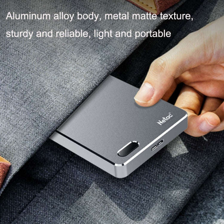 Netac K330 High Speed 2.5 Inch Fingerprint Encrypted Mobile Hard Drive, Capacity: 1TB