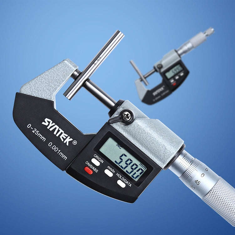 Digital Display Outer Diameter Micrometer 0.001mm High Precision Electronic Spiral Micrometer Thi...