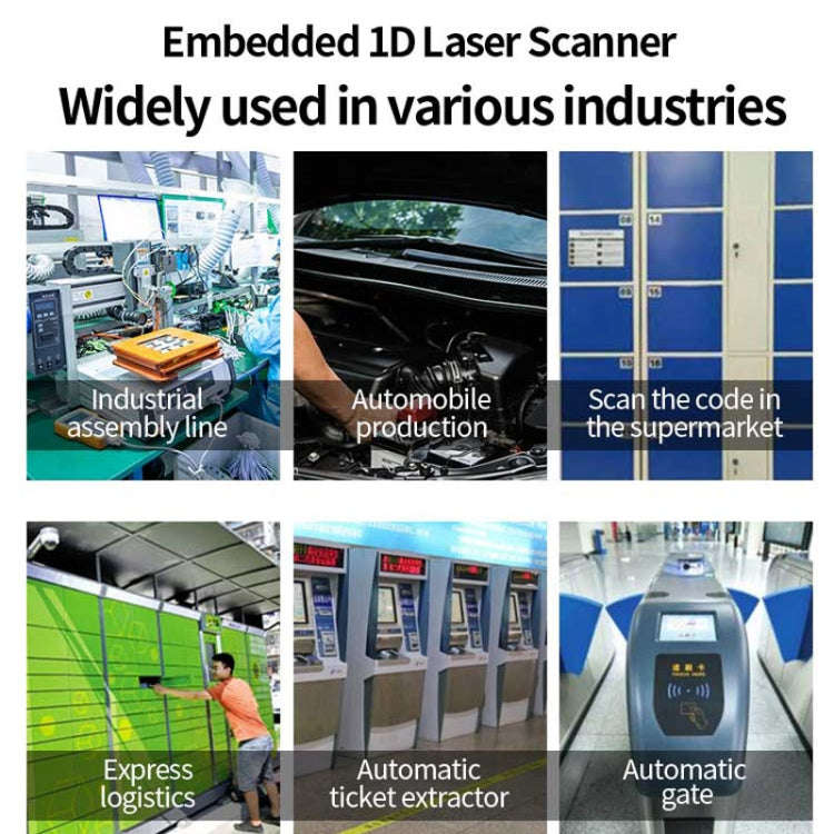 EVAWGIB DL-X720 Red Light 1D Barcode Scanning Recognition Engine, Interface:TTL