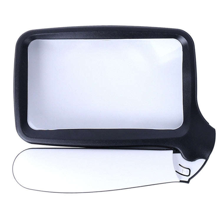2X Handheld Folding Five LED Lights For Elderly People Reading Newspapers HD Acrylic Optical Lens...