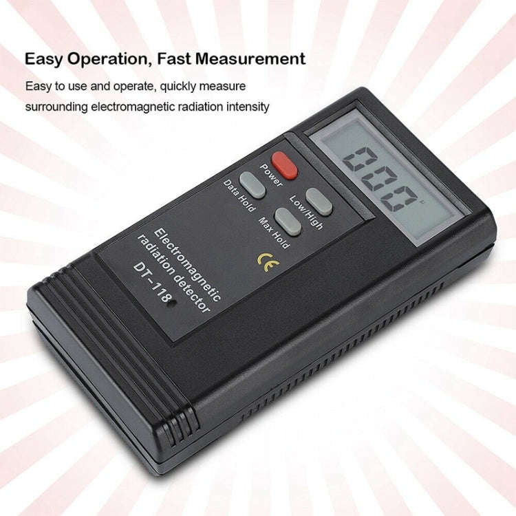 DT-1180 Electromagnetic Radiation Detector Measuring Range 50-1999V/M Electromagnetic Wave Radiat...
