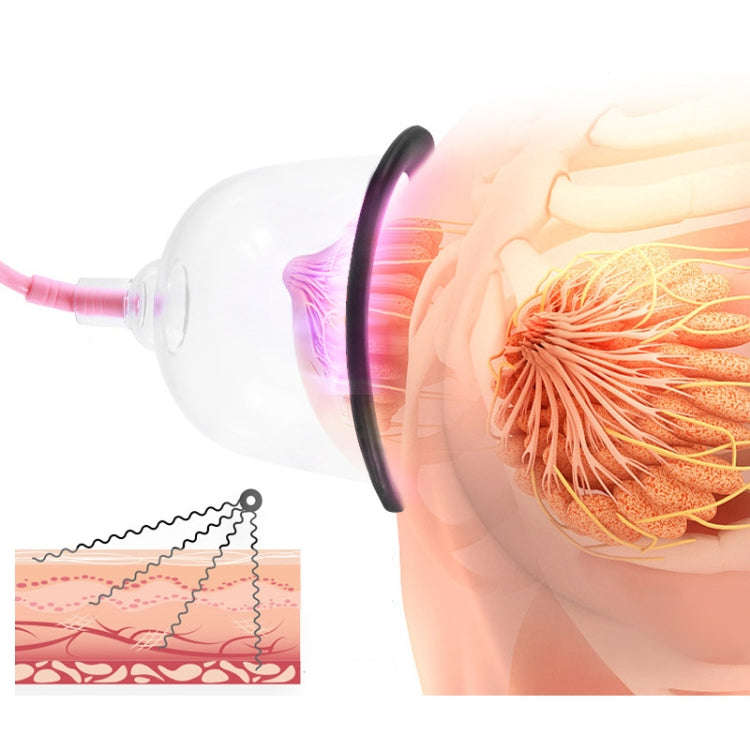 Electric Breast Enhancement Apparatus Micro-current Acupuncture Breast Massager(A Cup)