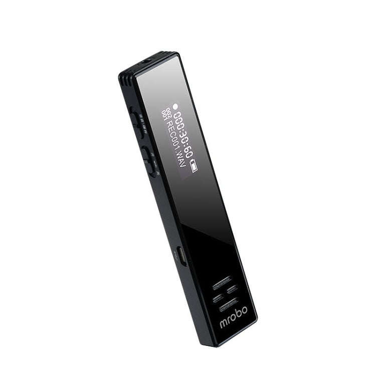 MROBO A10 Professional Voice Recorder HD Noise Reduction Student MP3 Color Screen Player, Capacit...