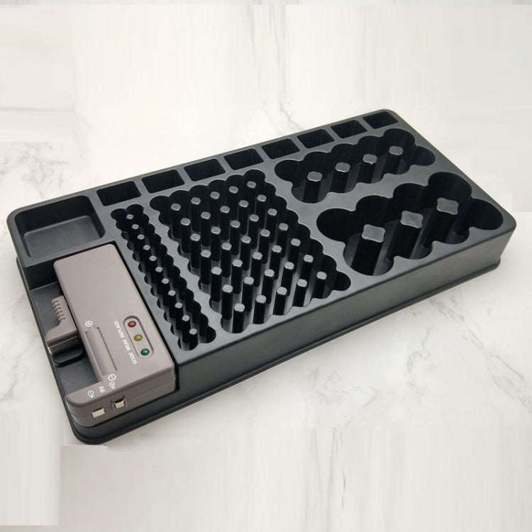 Multifunctional Battery Storage Box Battery Tester Battery Strength Indicator Storage Box Capacit...