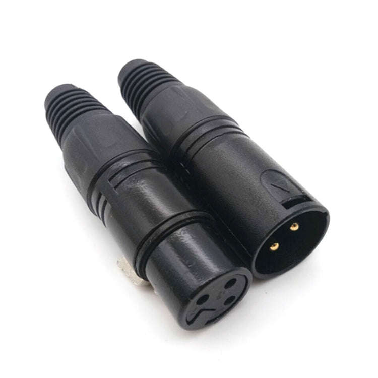 10 PCS Gold Plated Microphone Plug Cannon Male and Female Head Card Faucet