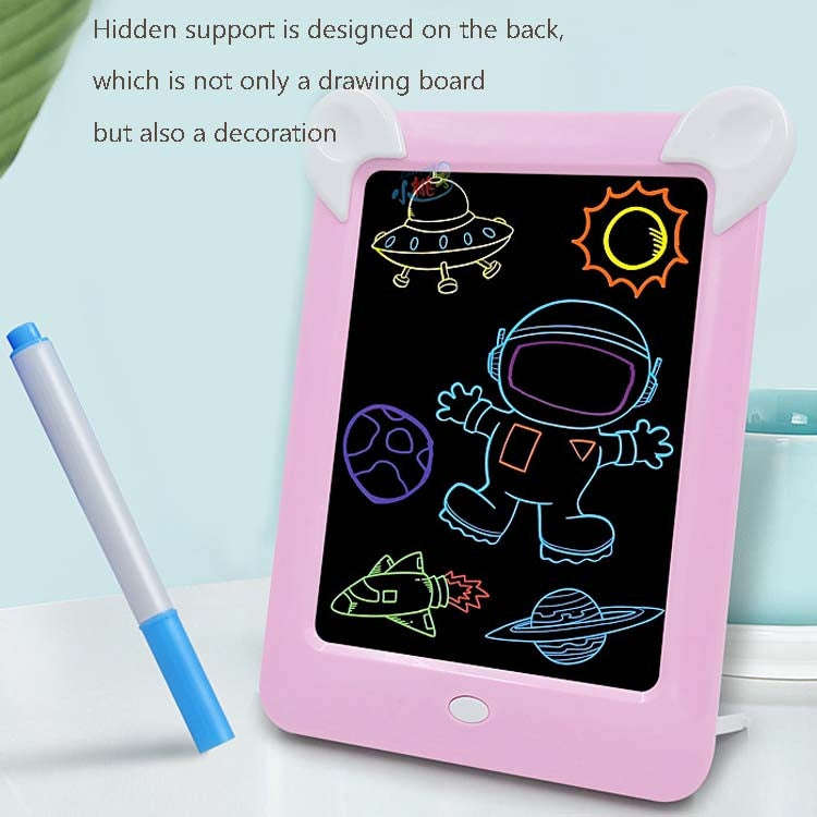 LED Luminous Drawing Board Electronic Fluorescent Writing Board Children Light Painting Message B...