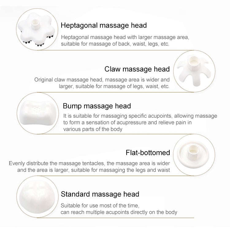 Rechargeable Dolphin Massager Electric Cervical Massage Stick A15 Charging, Plug Type:US Plug