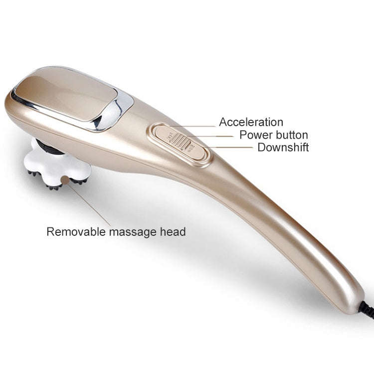 Rechargeable Dolphin Massager Electric Cervical Massage Stick A15 Charging, Plug Type:US Plug