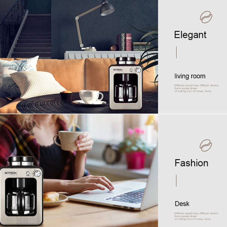 GOTECH Household Small Coffee Machine Automatic Grinding Integrated Commercial Freshly Ground Dri...