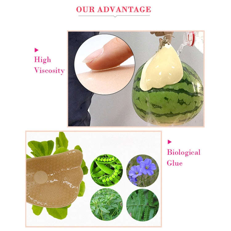 Women Self-Adhesive Strapless Bandage Blackless Solid Bra Silicone Underwear Invisible Bra, Size:...