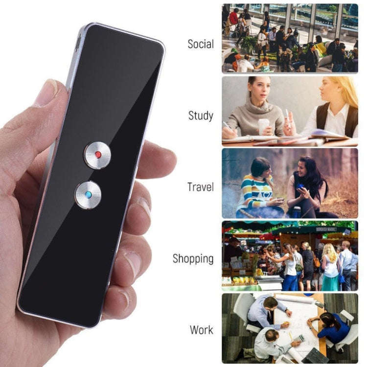 Portable Smart Voice Translator Upgrade Version for Learning Travel Business Meeting 3 in 1 voice...