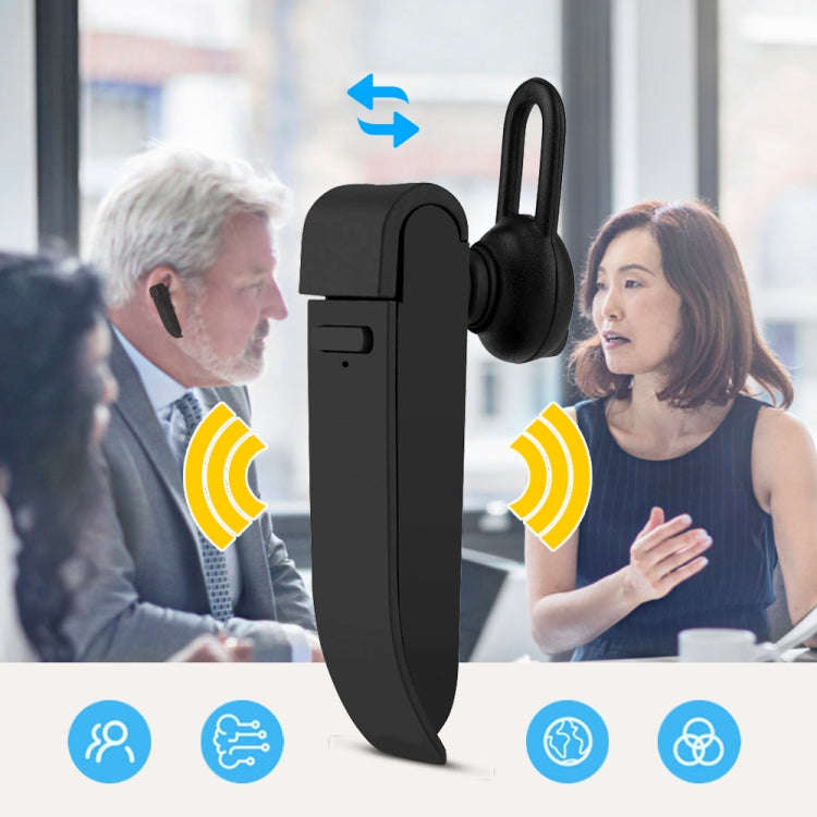 Portable Smart Voice Translator Bluetooth Instant Voice Translator Real-time Travel Business Tran...