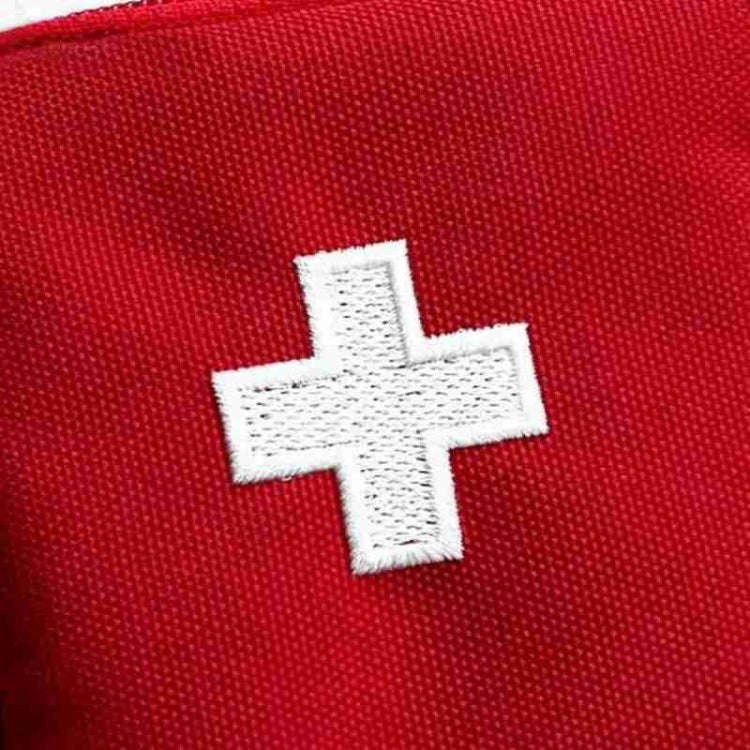 Outdoor Traveling Carry-On First Aid Small Medicine Bag Portable Mini Organizer Medical Bag(Red)