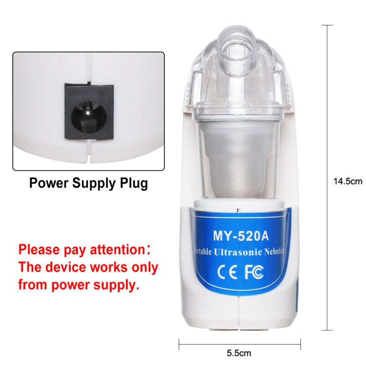 Mini Home Ultrasonic  Atomizer Atomizer Facial Moisturizer for Child Adult(US plug)
