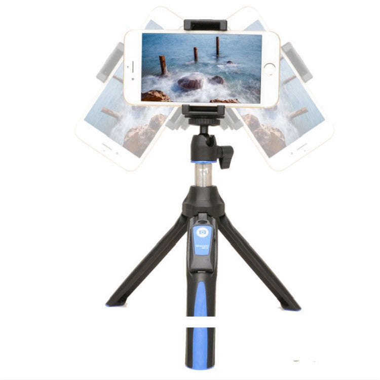 Benro MK10 Mobile Phone Live Bluetooth Remote Control Selfie Stick Tripod(Blue)
