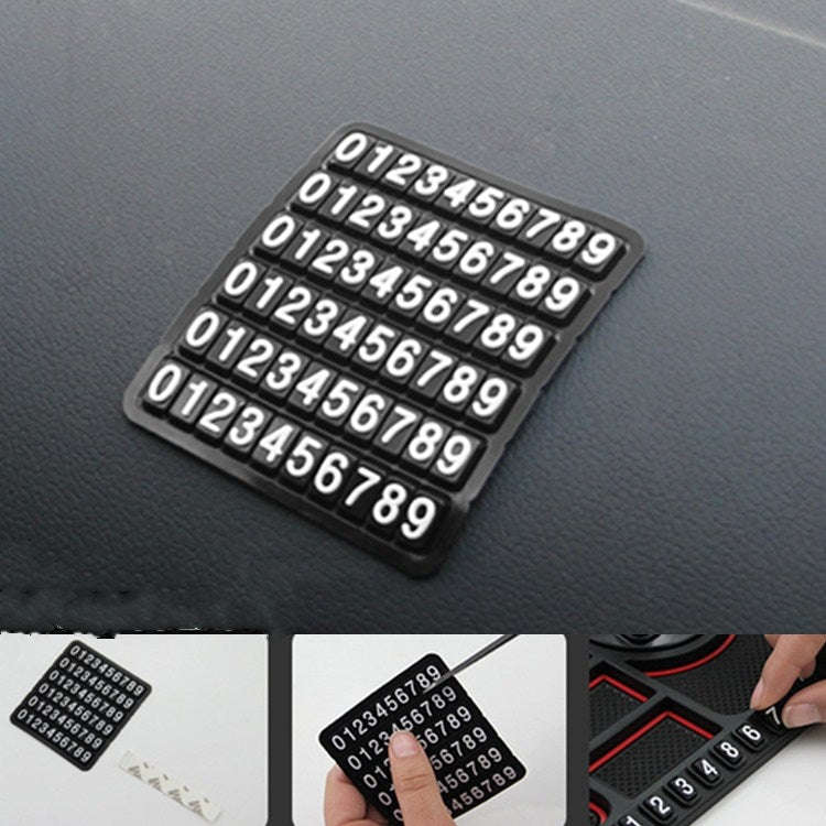 Car Interior Car Multifunctional Instrument Panel Storage Pad Car Phone Bracket Anti-slip Pad Wit...