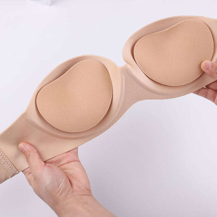 Women Silicone Bra Pad Nipple Cover Stickers Patch Inserts Sponge Bra(Skin)
