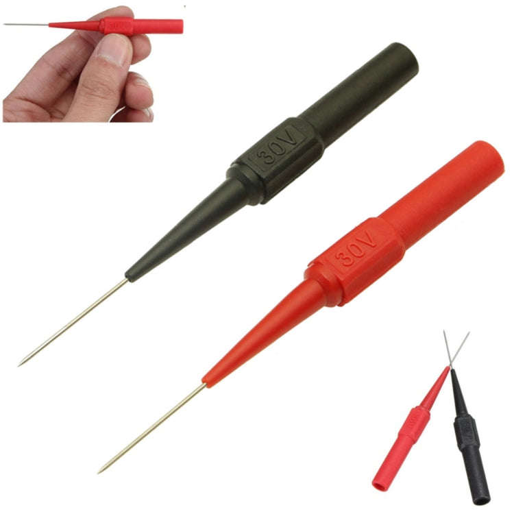 30V Multimeter Test Pen Test Probe Long and Thin Tip Probe Banana Jack Pin Auto Car Repair Access...