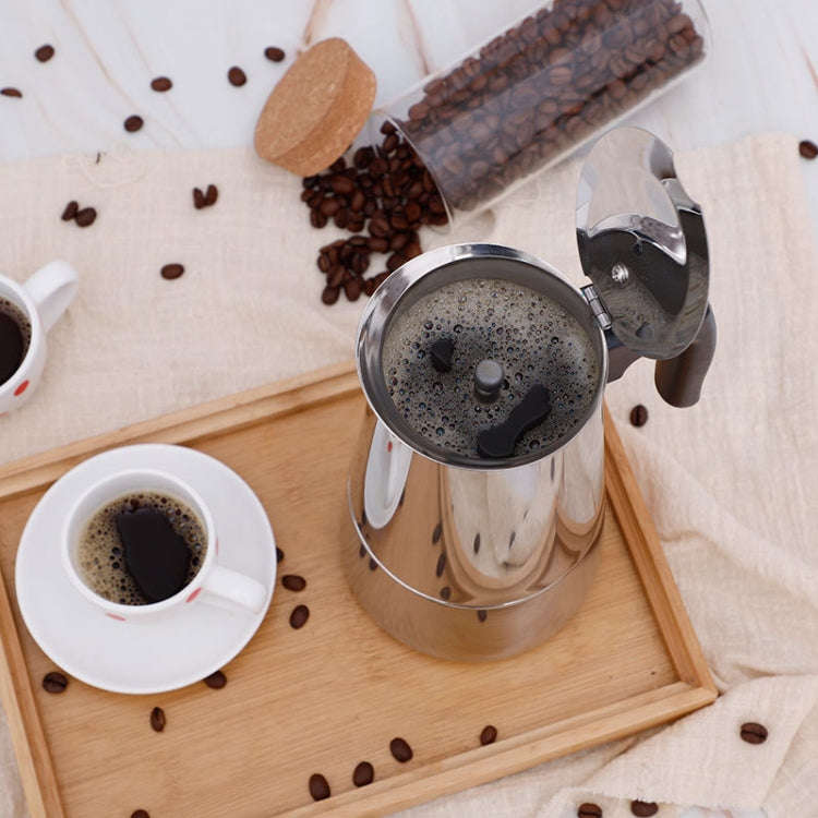 Stainless Steel Moka Coffee Maker Pot Filter(200ml)