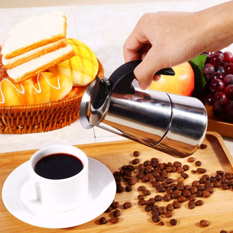 Stainless Steel Moka Coffee Maker Pot Filter(200ml)