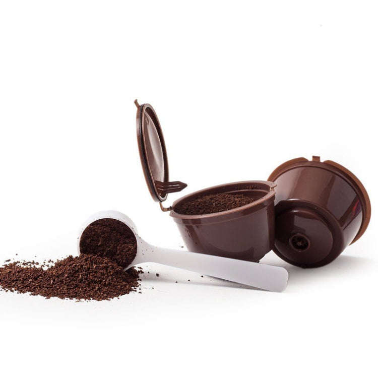 3pcs / Set Eco-friendly Reusable Coffee Capsule Set Food Grade Plastic PP Coffee Filter Baskets S...