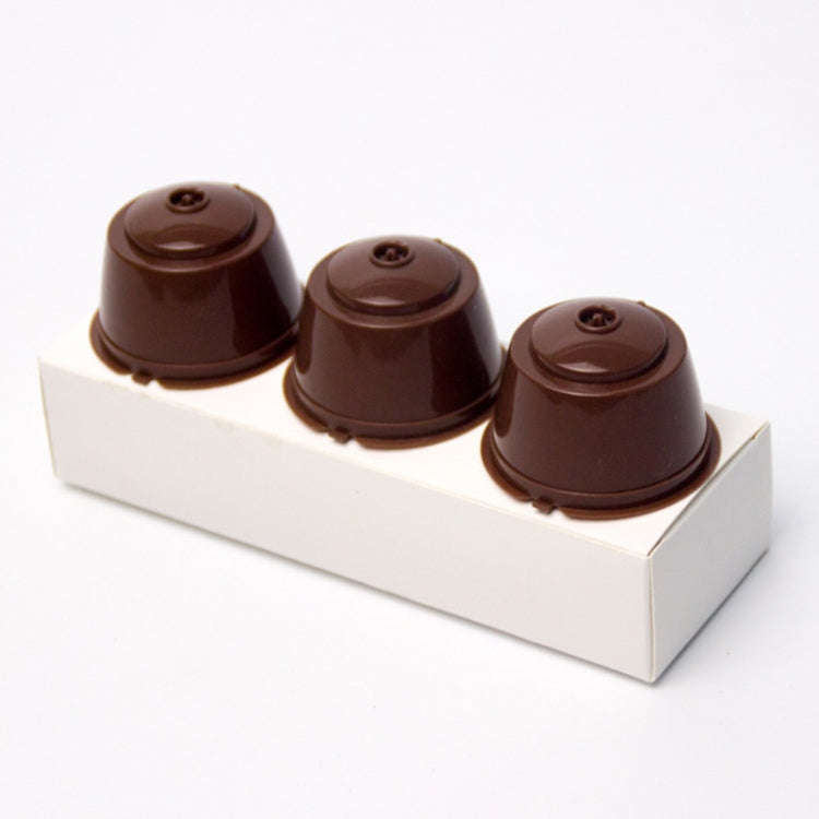 3pcs / Set Eco-friendly Reusable Coffee Capsule Set Food Grade Plastic PP Coffee Filter Baskets S...