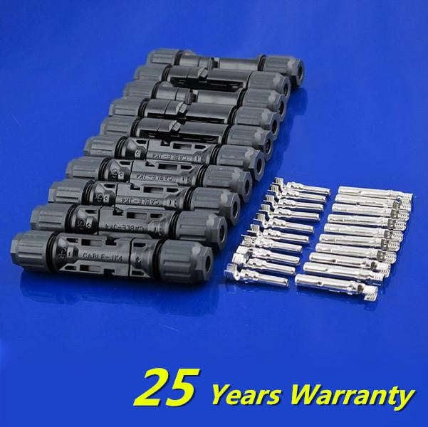 MC4 Connector male female 30A 1000V Solar Panel Branch Series for PV Cable 2.5/4/6mm2